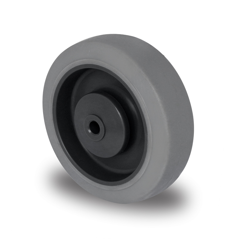 Grey TPR Tyre with Polypropylene Centre, Wheel