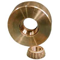 Solid Mild Steel Wheel, Tapered Roller Bearing