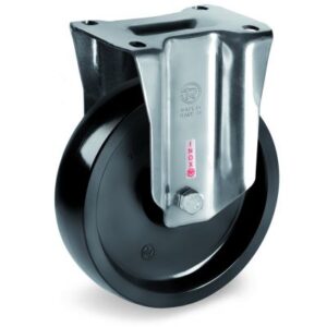 Thermosetting Resin High Temperature Wheel, Stainless Steel Fixed Top Plate Castor, NLX duty