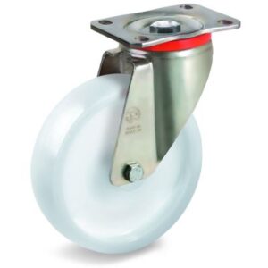 Polyamide 6 Solid Heavy Duty Wheel, Swivel Top Plate Castor, P Duty