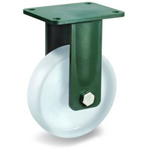 Polyamide 6 Solid Wheel, Electro Welded Fixed Top Plate Castor, EE HD Duty