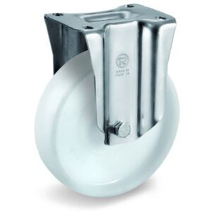 Polyamide 6 Solid Wheel, Fixed Top Plate Castor, NL Duty