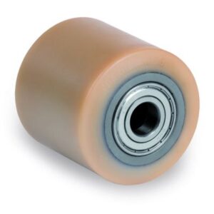 Vulkollan Pallet Truck Roller with Steel Centre, Ball Bearing