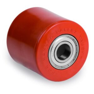 Injection Polyurethane Roller Bonded to Nylon Centre, Ball Bearing